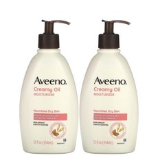 Aveeno 아비노 모이스춰 크리미 오일 로션 (354ml) 2팩