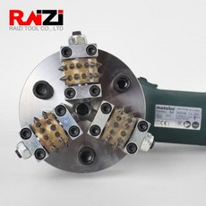 Raizi-5 인치/125mm 부시 해머 휠 코팅 제거 석재 콘크리트 테라초 리치 표면 에폭시 코팅 해머 플레이트, 02 5 8-11 USA Thread