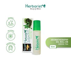 아로마롤온 Herborist 4가지 향, 1개, 그린티, 10ml - 아로마롤온샵