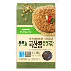 풀무원 국산콩 생청국장 190g, 1개