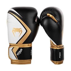 베넘 복싱 글러브 컨텐더 2 0, Black/White/Gold, 16 oz, 1개