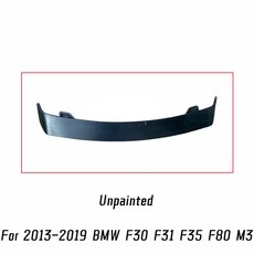 ABS 리어 트렁크 스포일러 윙 카본 블랙 BMW 3시리즈 F30 F35 F80 M3 13-19년 Carbon Printing, Unpainted