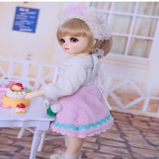 구체관절인형 26cm 미옌 단품 풀세트 1/6스케일 구관 인형, 브라운아이, 본체, 미백