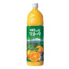 롯데 제주사랑 감귤사랑 1.5L 낱개 / 3페트, 3개