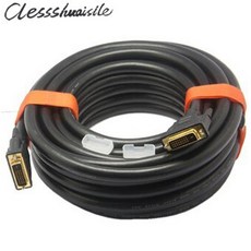 DVI 변환 케이블 od10mm dvi-d dvi-dvi24 1 수-수 1.5m3m5m10m15m20m 링 시스템용 이중 채널 디지털 링크 다기능 어댑터 케이블 236, 20m