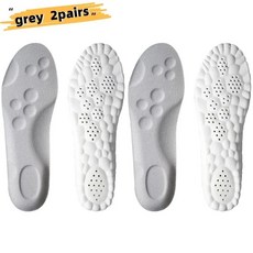 마사지 스포츠 깔창 발 러닝 바구니 신발 삽입 밑창 아치 지지, 41-42 265mm, 1.grey 2pair