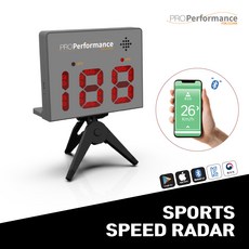 프로퍼포먼스 볼링 배구 골프 축구 야구 구속측정기 프로용 속도측정 스피드건, 단품