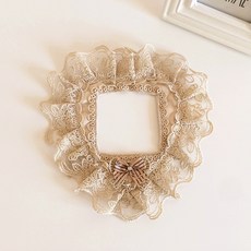 다소미얼 Jan.25 298번 스위치커버 케이스 레이스 스위치패치 패브릭듀얼오픈스위치커버 샴페인골드Z, 2_샴페인 컬러 하트 싱글 오픈 은 85 ~ 90 스위