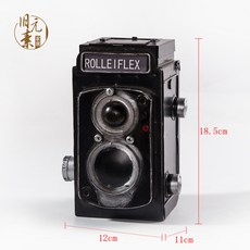 해외 레트로 카메라 모델 소품 빈티지 향수 공예품 바 커피 숍 창 디스플레이-141565, 02. 저금통 카메라