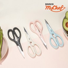 도루코 마이셰프 뉴베이직 가위 100S 주방가위 식가위 다용도가위 병따개기능 요리가위, 아이보리, 1개