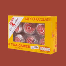 Tunnocks 터녹스 밀크초콜릿 티케이크 6개입 / 부드러움 가득, 1개, 144g