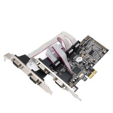 [강원전자] NETmate I-343 (NEW) (시리얼카드/RS232/PCI-E/4port), 1개