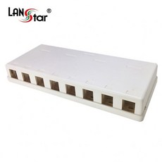 HA무배 아웃렛 Blank box 8port 돌출형 랜자재 랜공사자재 // 통신자재 모듈라잭 구내공사, 1개, 기본값, 기본값