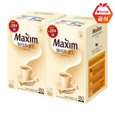  동서 맥심 화이트골드 커피믹스 11.7g 180개입 2개  상품 이미지