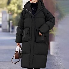 겨울 여성 롱 패딩 방풍 클래식 팽딩 점퍼