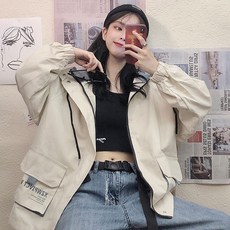 카고 봄가을 겨울 와이드 루즈핏 상의 중국식홑저고리 아우터