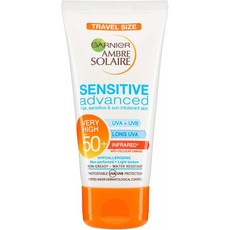 가니에 앰브레르 솔레어 미니 센슈티브 하이폴러제닉 선 프로텍션 크림 SPF50+ 50ml 여행 사이즈, 1