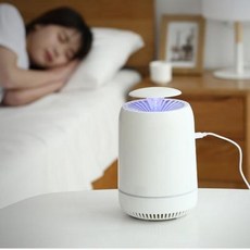 가정용 모기퇴치 램프 가정용 모기등실내 무방비 영아임부 정음모기흡전식 물리모기흡입 모기신기, 01 흰색