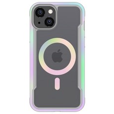 RAPTIC iPhone15 케이스 MagSafe 지원 그라데이션 프레임쿼츠 RCIPH15-ICMQ-09QTZ