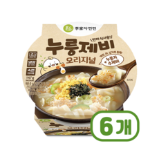 누룽제비 누룽지수제비 오리지널 간편식 147g x 6개, 단품