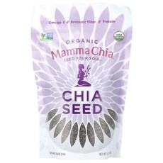 Mamma Chia 유기농 치아 씨 340g(12oz), Mamma Chia 유기농 치아 씨 3..., 340g, 1개