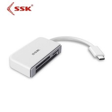 CF메모리 SSK/SCRM610리더기 TF CF SD카드메모리카드 Type-C올인원 고속 리더기, T01-USB1.0