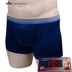 남자 꼬툭튀방지 드로즈 스판 사각팬티 3p 남성속옷 남친선물 언더웨어