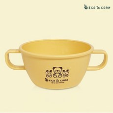 에코인콘 옥수수 손잡이볼(소) 스낵볼 간식 과자그릇, 1개, 1개