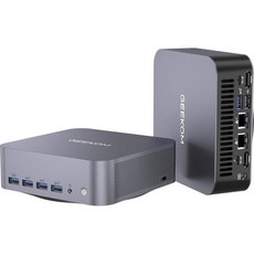 미니 PC 컴퓨터 피씨 GEEKOM GT1 메가 AI 14세대 인텔 코어 울트라 U7-155H 16C/22T 최대 4.8GHz 32GB DDR5 1TB PCIe 4세대 SSD