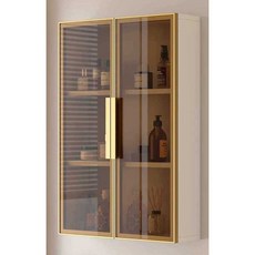 다용도 욕실 수건 선반장 미용실수건장 수건장 플랩장 코너, 양문 2단 (50x15x60), 상세 페이지 참고