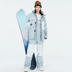 스키복 남녀공용 겨울 야상 스노우보드복 세트 방풍 방한 보온