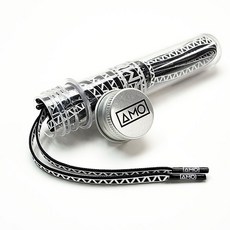 일본정품발송 AMO 그립 슈 레이스 블랙  u002f 화이트 120 AMO 그립 슈 레이스 블랙 u002f 화이트 120 GR