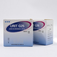 음주측정기 URIT25혈당 테스트 분석기 가정용 테스트기 전자동 당측정기 측정스틱 당뇨병, T02-100개/2케이스 G25혈당 테스트기+100개