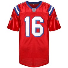 16 Shane Falco 대체 영화 스티치 풋볼 저지