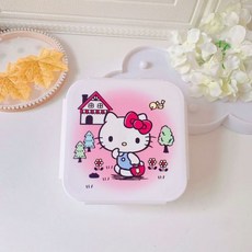 산리오 도시락 통 캐릭터 런치 박스 헬로키티 시나모롤 마이멜로디 쿠로미 폼폼푸린 리틀트윈스타, 24, 1개