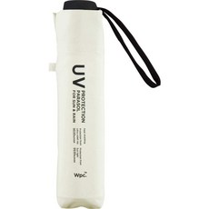 월드 파티(Wpc.)양산 접는 우산 레이디스 산대부 차광 파라솔 유니섹스 55cm801-9236OF흰색 사이즈:24×4×, 1, 단일상품