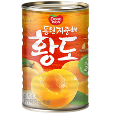 동원 지중해 황도 통조림, 410g, 48개