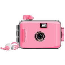 일회용 카메라 135 필름 카메라 방수 복고 필름 35mm 카메라 학생 선물 파티 결혼식, 분홍색