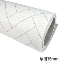 수지매트 잘라쓰는 발코니매트 헤링본패턴 베란다 거실, 화이트헤링본 200x300cm