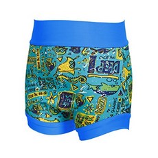 Zoggs Kids Deep Sea Swimsure 재사용 가능한 네오프렌 수영 기저귀 커버 (8-11kg) 멀티 컬러 9-12 개, 단일옵션