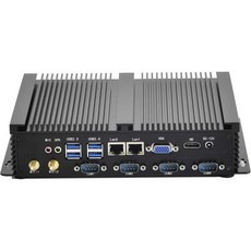 강력한 팬리스 미니 PC 코어 i5-3317U CPU 산업용 데스크탑 컴퓨터 8GB RAM 256GB SSD 4xCOM RS232 4xUSB 3.0 2x NIC HD, 8GB RAM/512 SSD