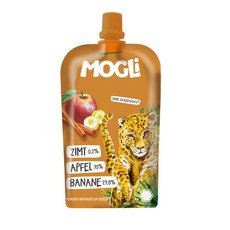 모글리 시나몬 바나나 사과 스퀴즈백 120g, 1개