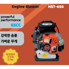 한신테크툴 2행정 엔진 브로워 송풍기 HST-650 65ml, 1개