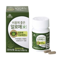 건강한내일 비움에좋은 알로애 900mg 30정 1일1정 6개월분 쾌변 알로에정, 1병, 30정,800mg