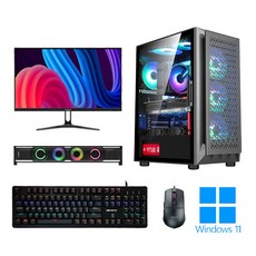 포유컴퓨터 게이밍 조립 컴퓨터 모니터 풀세트 PC 본체 최신 고사양 롤 배그 윈도우, GQ-PC15, [3]추가 X