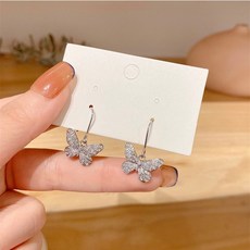 실버나비귀걸이