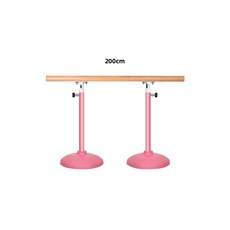 발레바 무용바 무용 댄스폴 테스바 레슨가정용 개인 레그 홈폴 발레리나 높이조절, J 핑크 - 2m