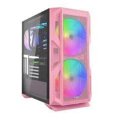 [Antec] NX800 RGB MESH 강화유리 핑크 (미들타워), 상세페이지 참조