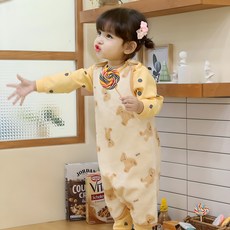 그린베베 겨울용 포근베어 극세사 수면조끼(롱) 상품 이미지
