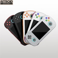 [cy] Retroid Pocket mini 레트로 게임기 휴대용 아케이드 RPmini OLED스크린 SD865프로세서 안드로이드10 4000mAh 자체산열 레트로이드 포켓 미니, 블랙, 기초버전(6+128G/게임미포함)